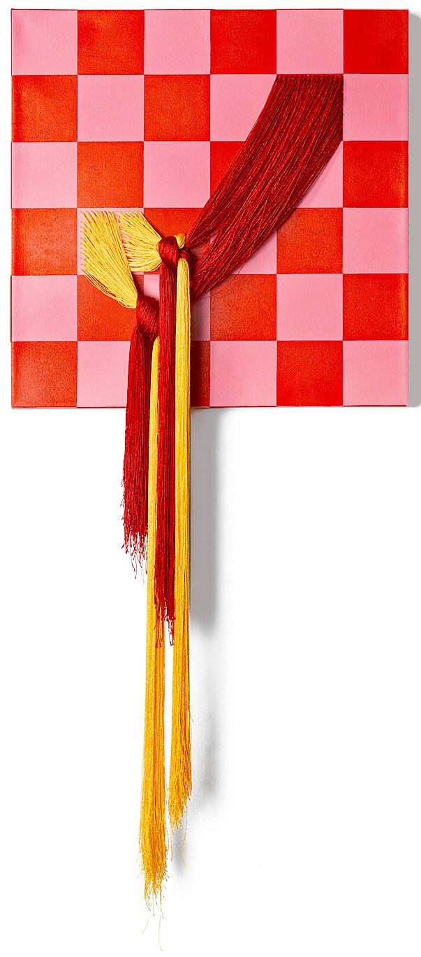 Liz Collins, Conjoined Checkers, 2022