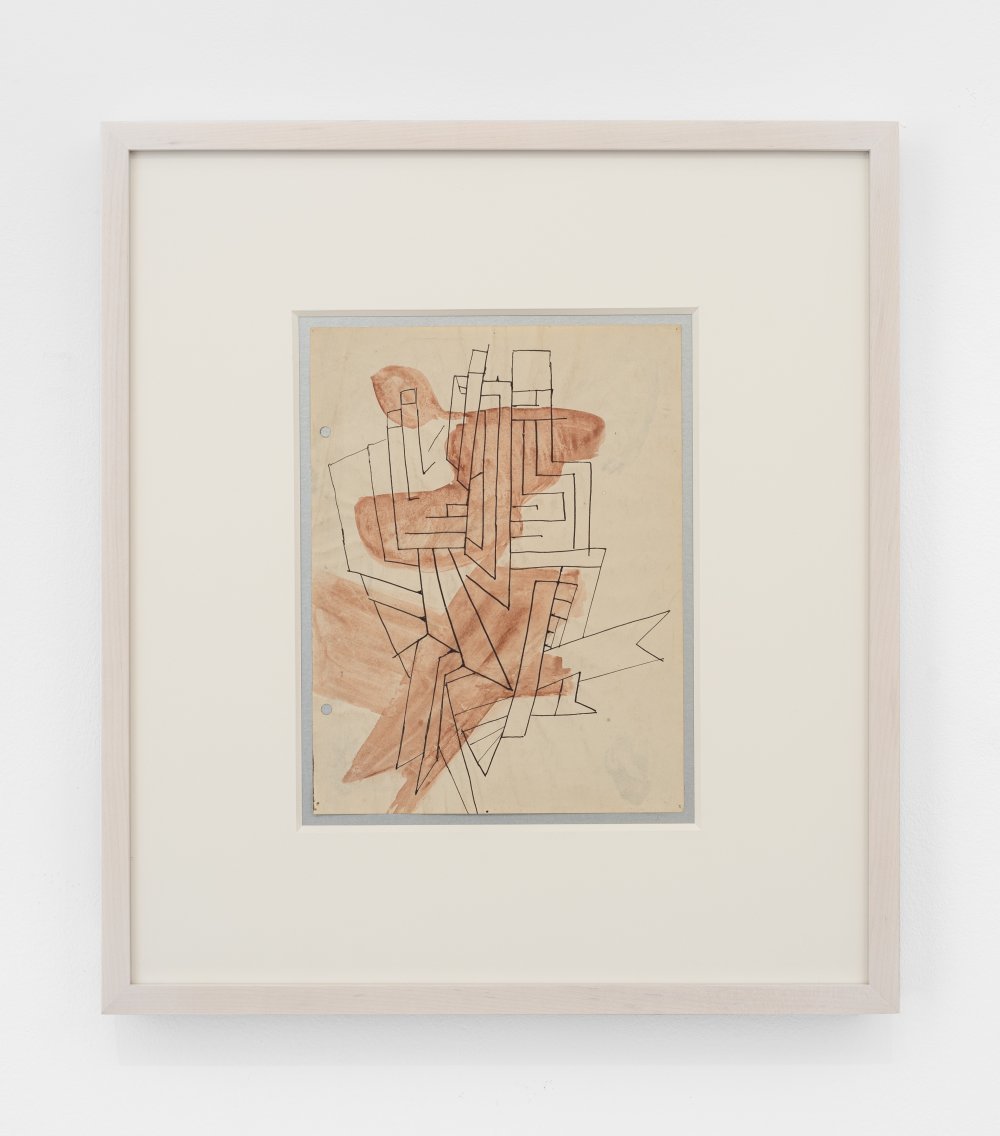 Perle Fine, Study for Komposition, 1945