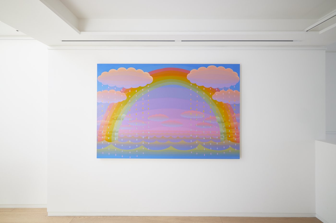 Installation image for Amy Lincoln - Rainbow Sky, at Taymour Grahne Projects