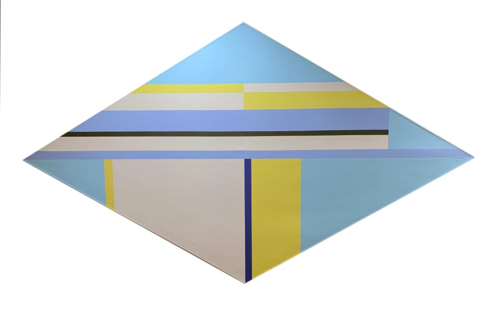 Ilya Bolotowsky, Pale Blue Rhomboid, 1977