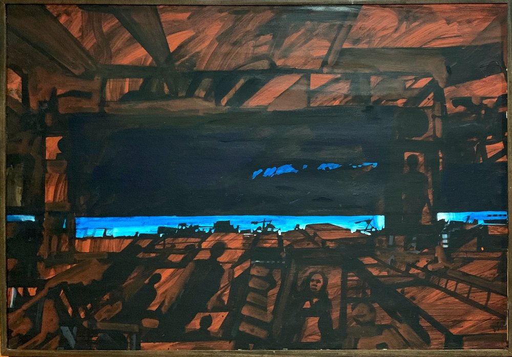 John Hultberg, Rusted Room, 1974