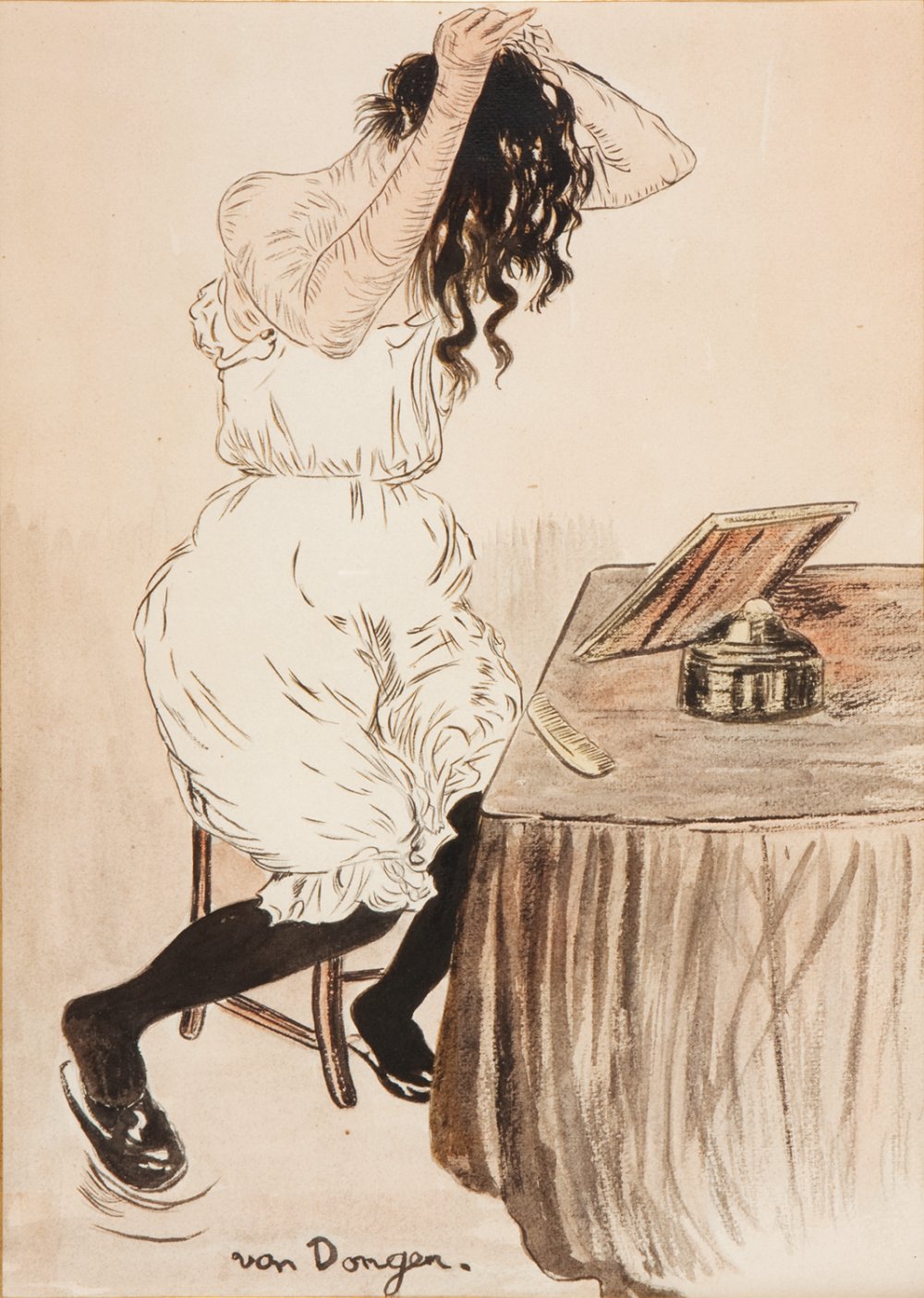 Kees van Dongen, Femme a la toilette
