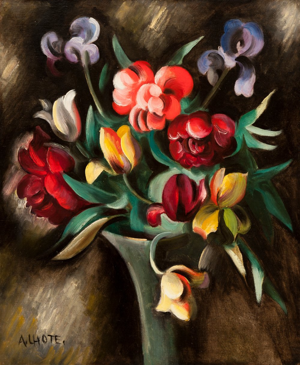 Andre Lhote, Bouquet de fleurs dans un vase