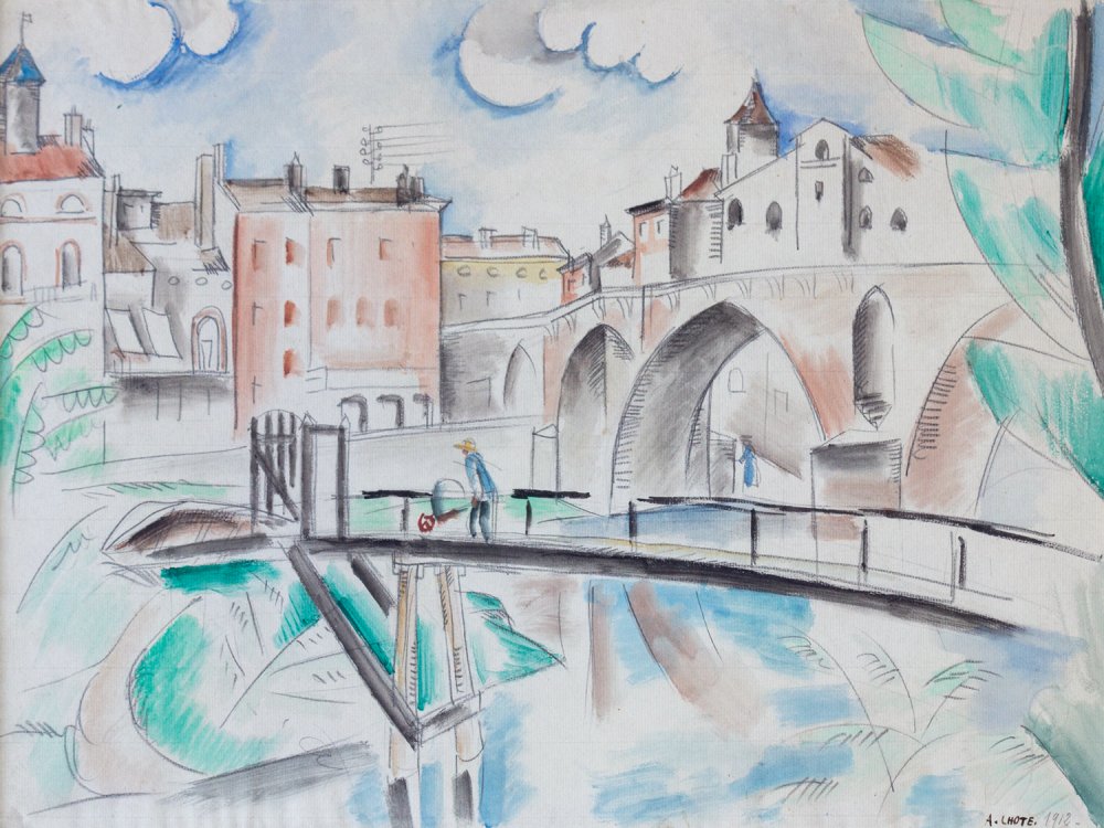 Andre Lhote, Passant sur le pont