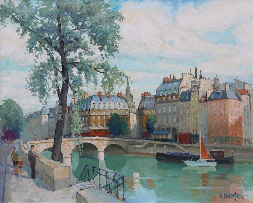 Constantin Kluge, Le Pont Saint Michel, 1986