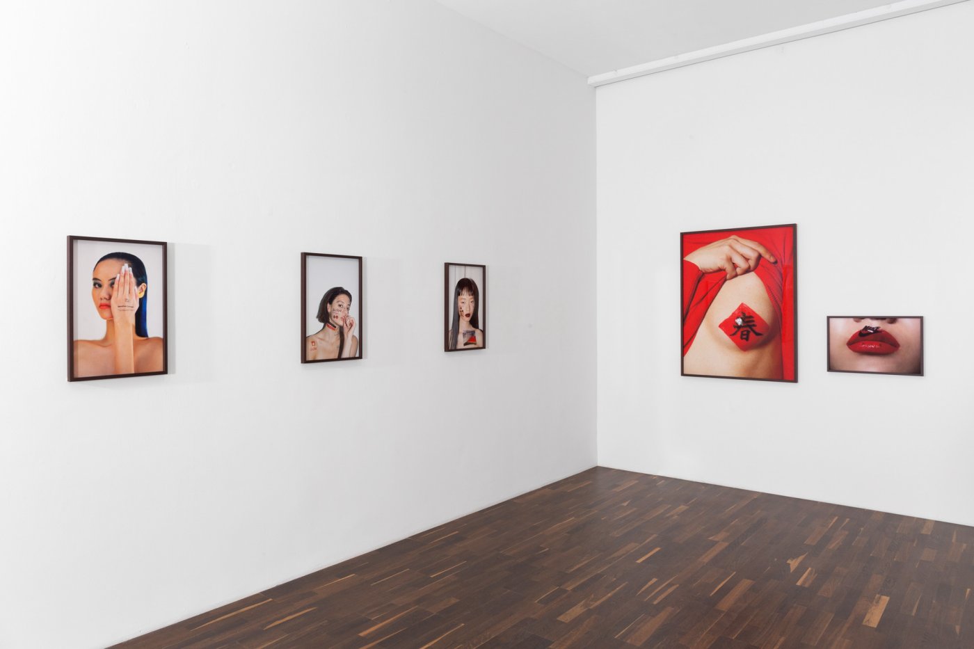 Installation image for John Yuyi, at Christophe Guye Galerie