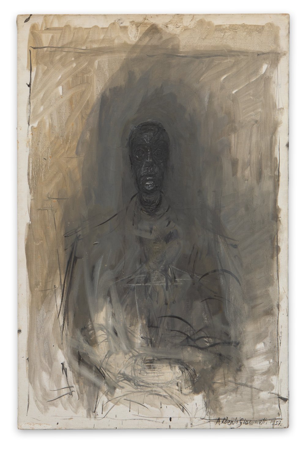 Alberto Giacometti, Tête noire (Dark Head), 1957-1962