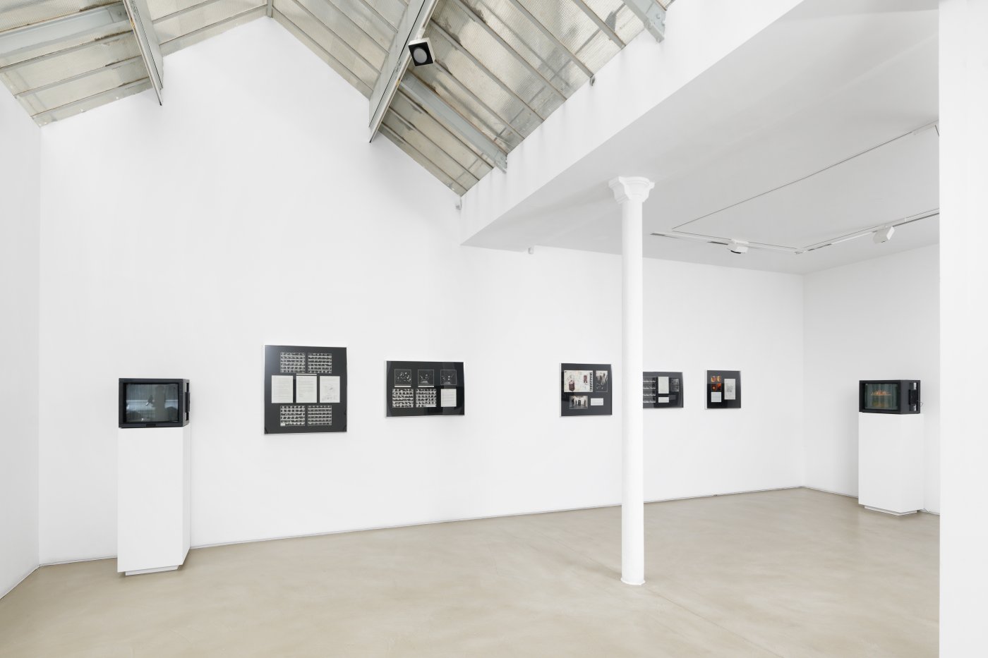 Installation image for Mona Hatoum: Performance Documents, 1980-1987/2013, at Galerie Chantal Crousel