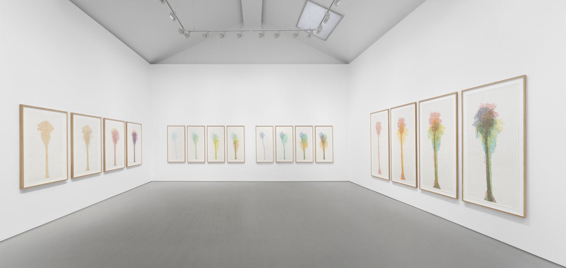 Image for Charles Gaines: Gridwork: Palm Canyon Watercolors, at Galerie Max Hetzler