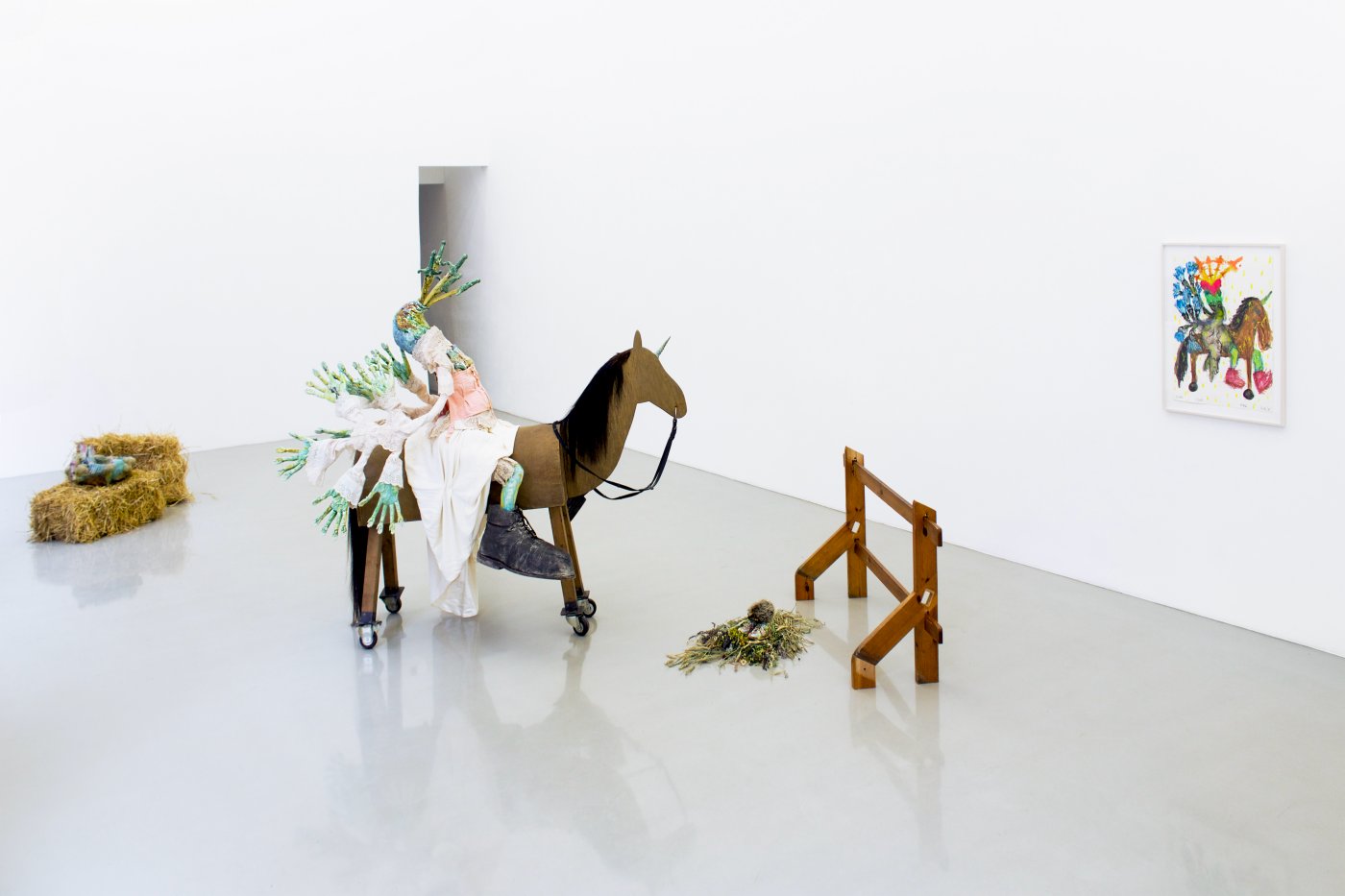 Installation image for Kris Lemsalu: Love Stories, at MEYER*KAINER