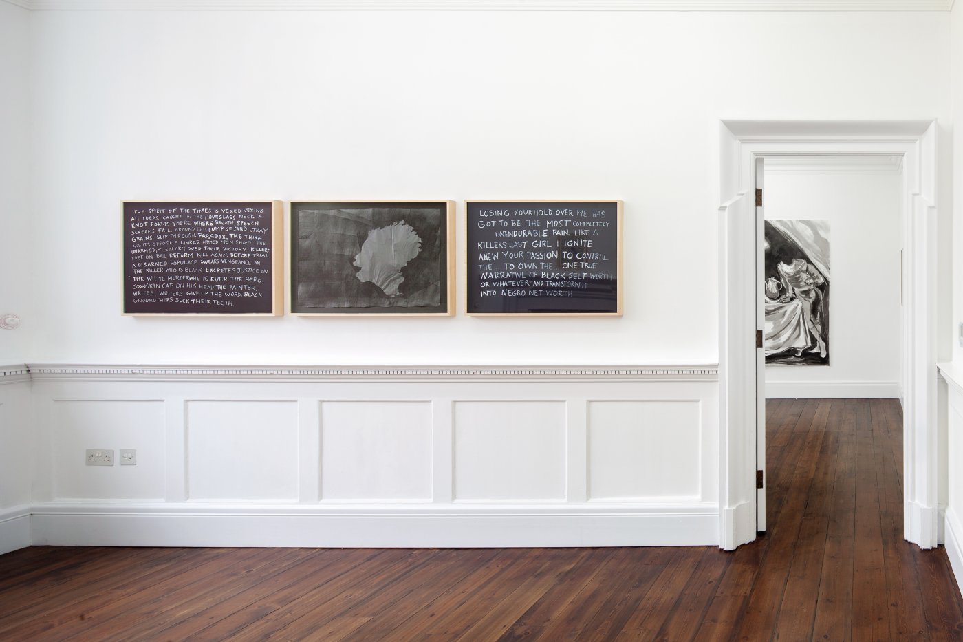 Installation image for Kara Walker: Ring Around the Rosy, at Sprüth Magers