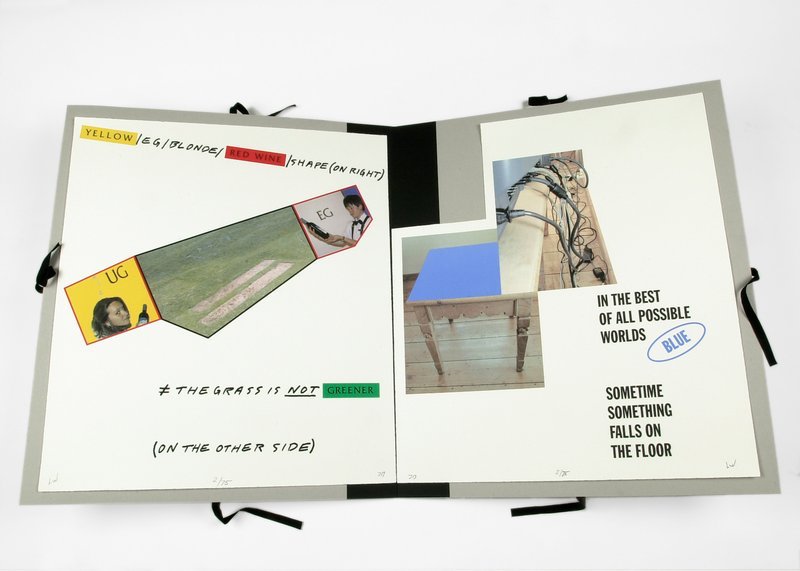Lawrence Weiner, The Metaphor Problem - Again, 1999