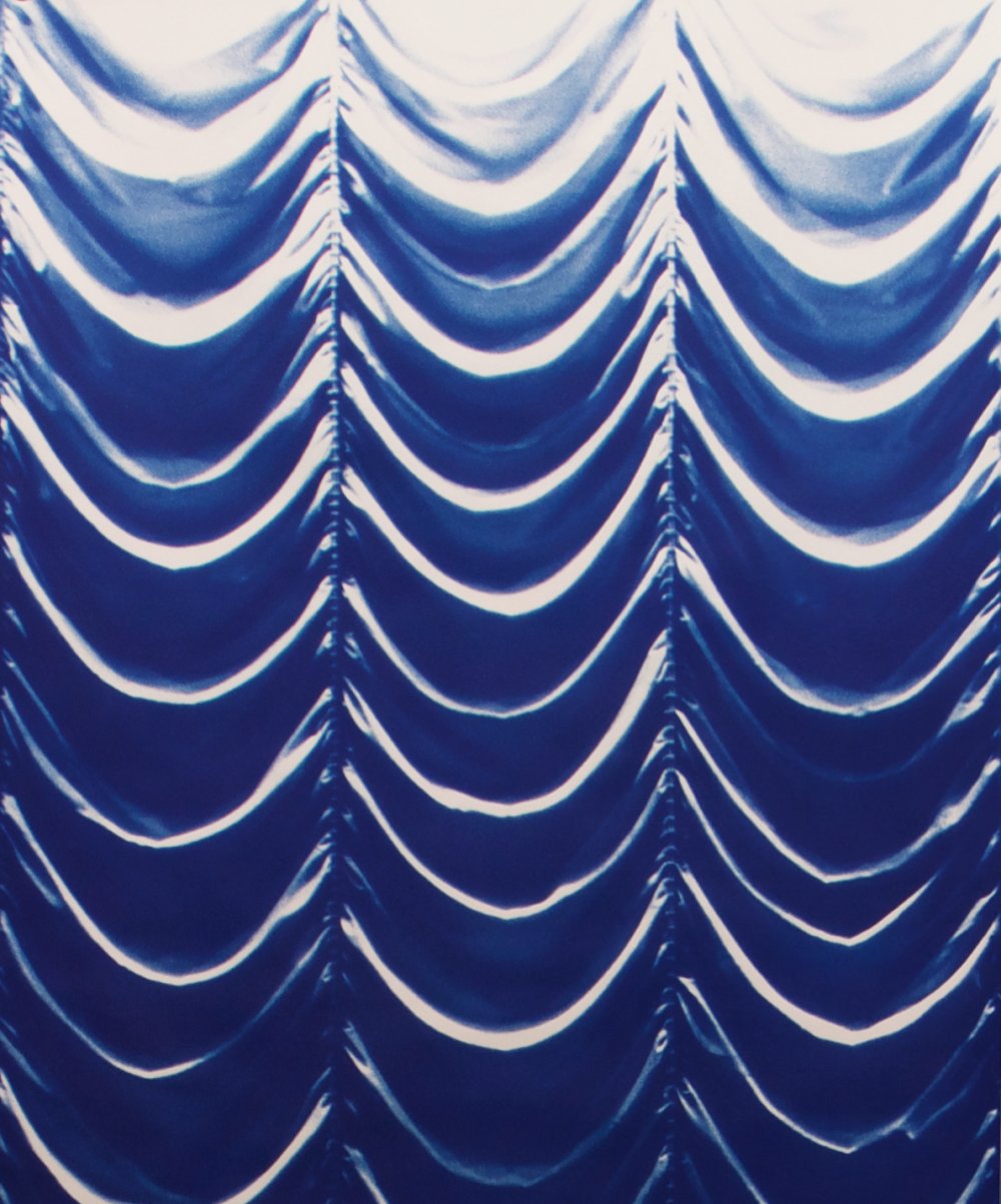 Bridget Smith, Blueprint for a Curtain (domestic interior), 2015
