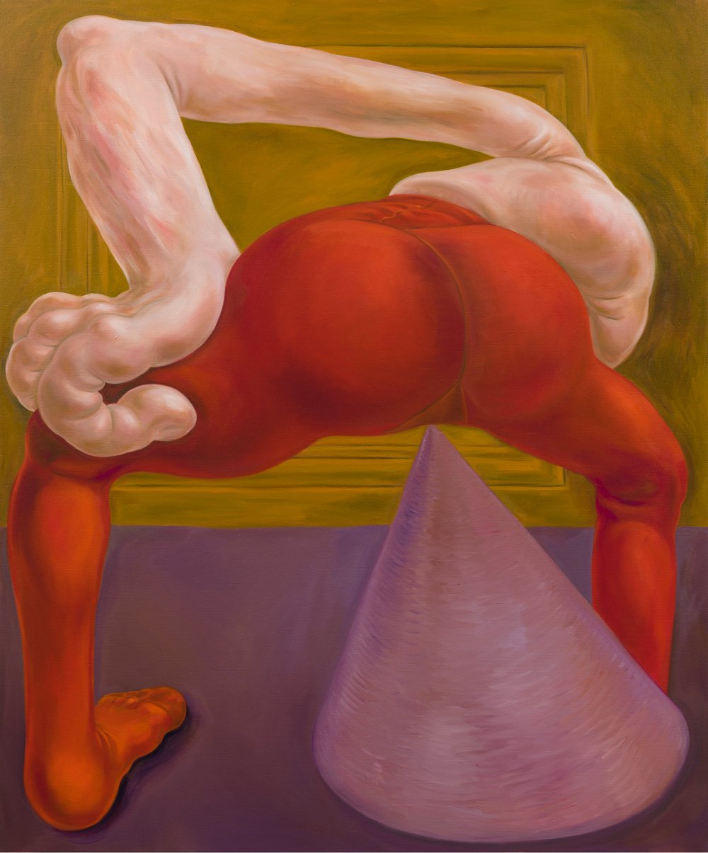 Louise Bonnet, Red Pantyhose, 2022