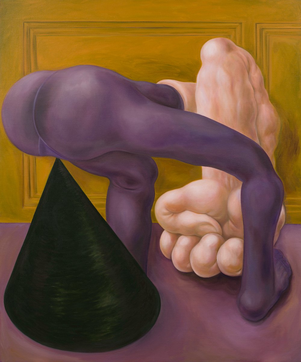 Louise Bonnet, Purple Pantyhose, 2022