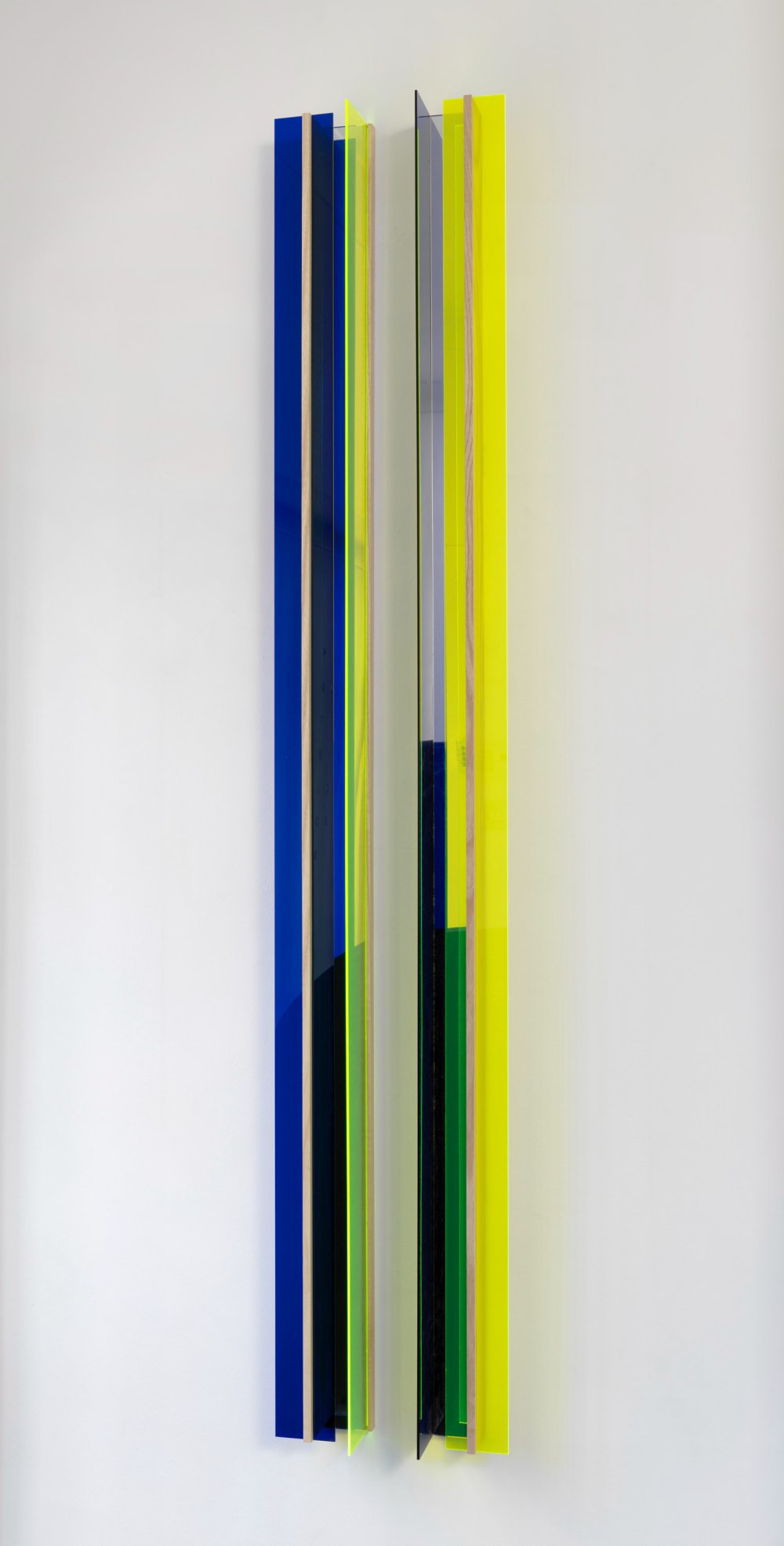 Jyll Bradley, Graft (2) Blue & Green, 2022