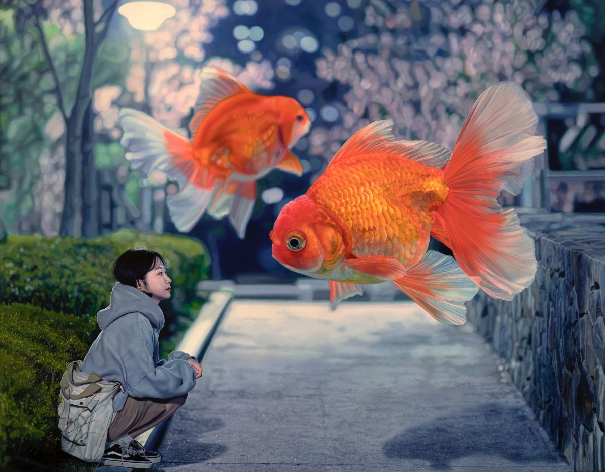 Jeong Woojae, Afterglow - Floating Heart, 2022