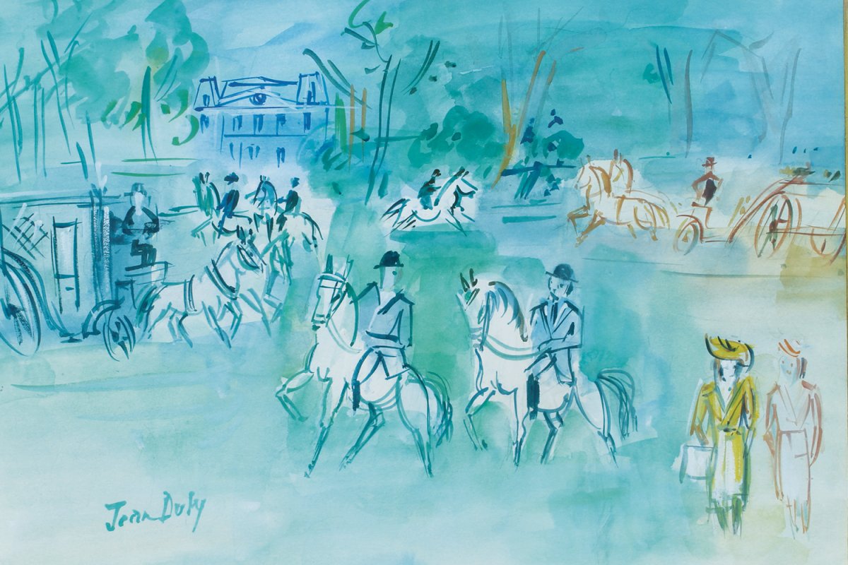 Jean Dufy, Caleches et Cavalier