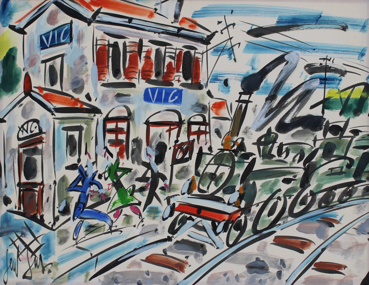 Gen Paul, La gare de Vi, 1970