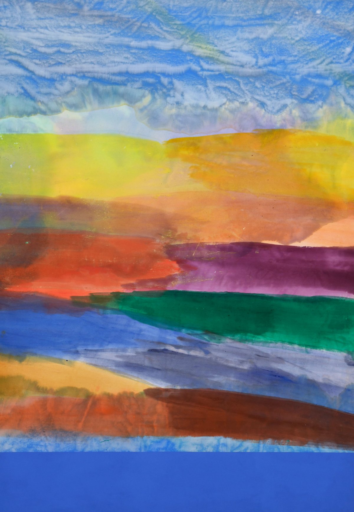 Ronnie Landfield, Freedom on High, 2022