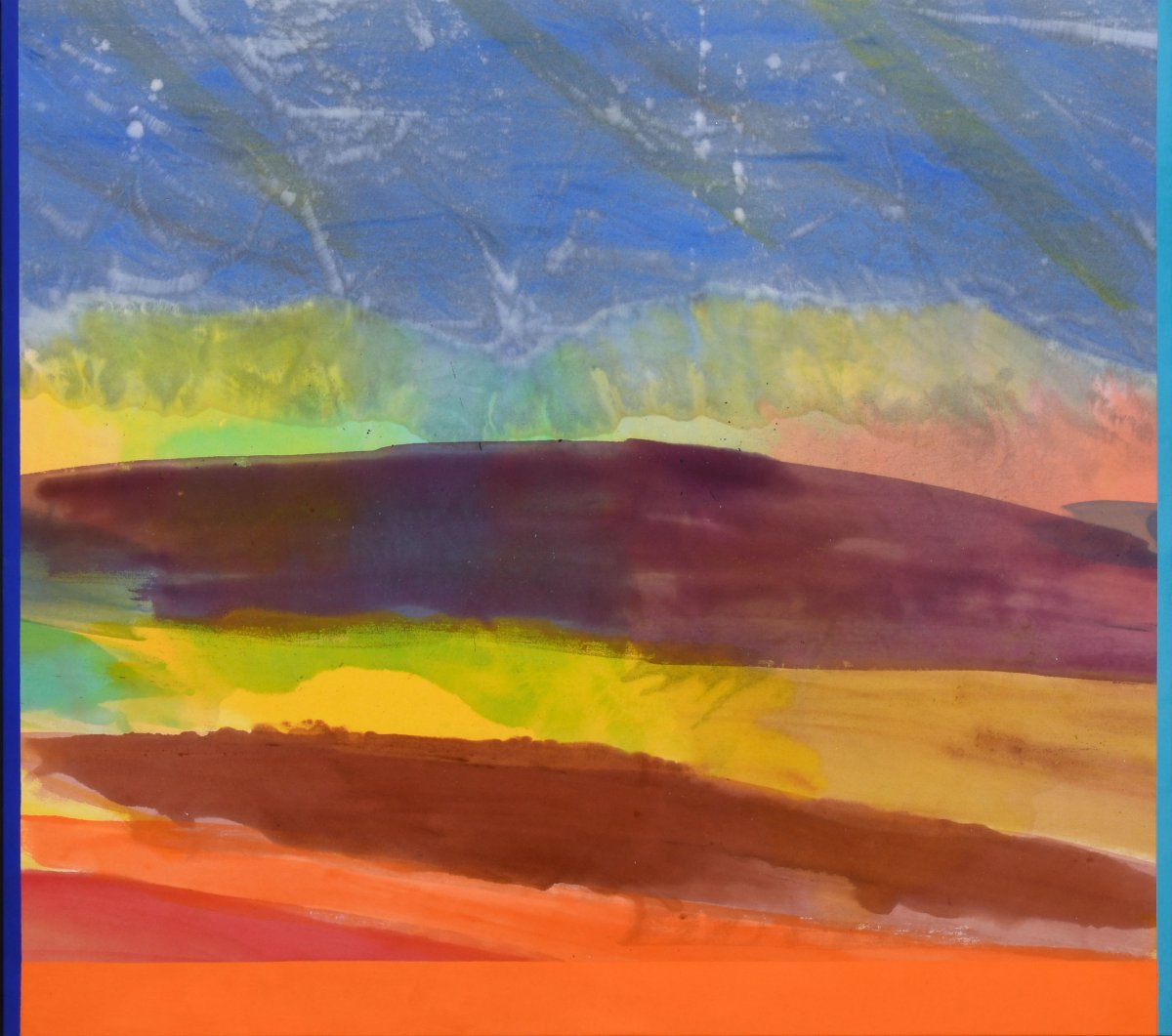 Ronnie Landfield, Along the Way, 2022