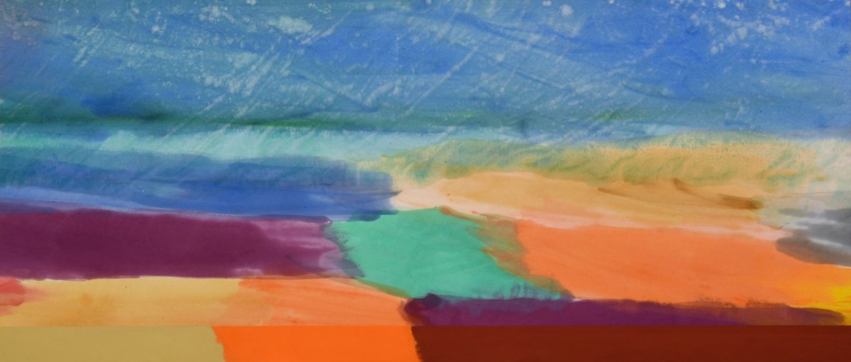 Ronnie Landfield, Across the Field, 2022