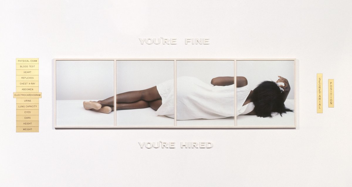 Lorna Simpson, You're Fine, 1988