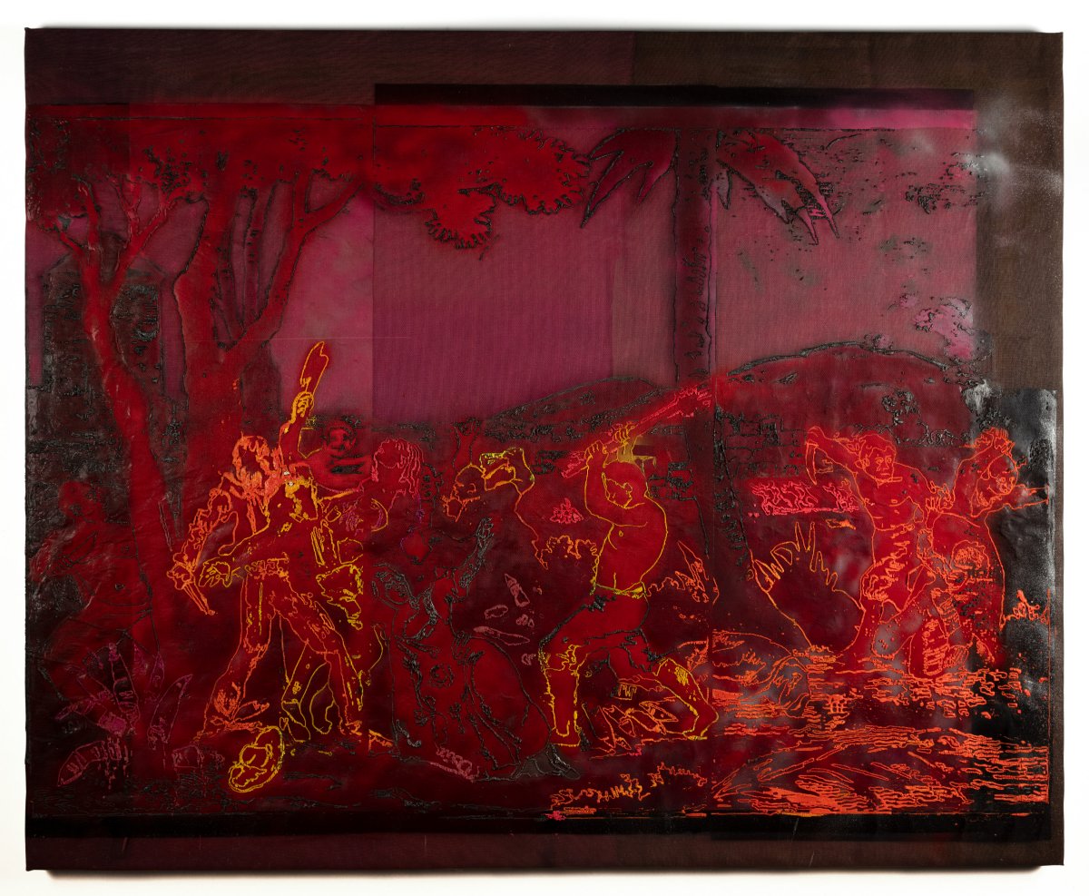Austin Martin White, Austin Martin White, Austin Martin White & Austin Martin White, Untitled (Massacre des Blancs par les Noirs), 2020