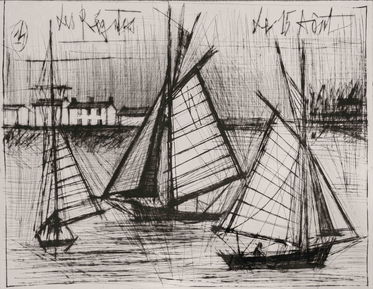 Bernard Buffet, Les regates (15/15), 1962