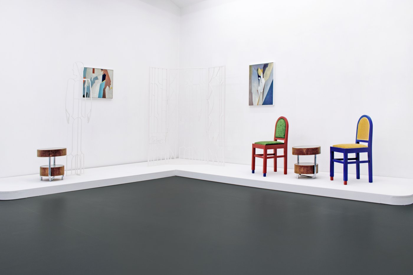 Installation image for Lucy McKenzie & Atelier E.B, at MEYER*KAINER