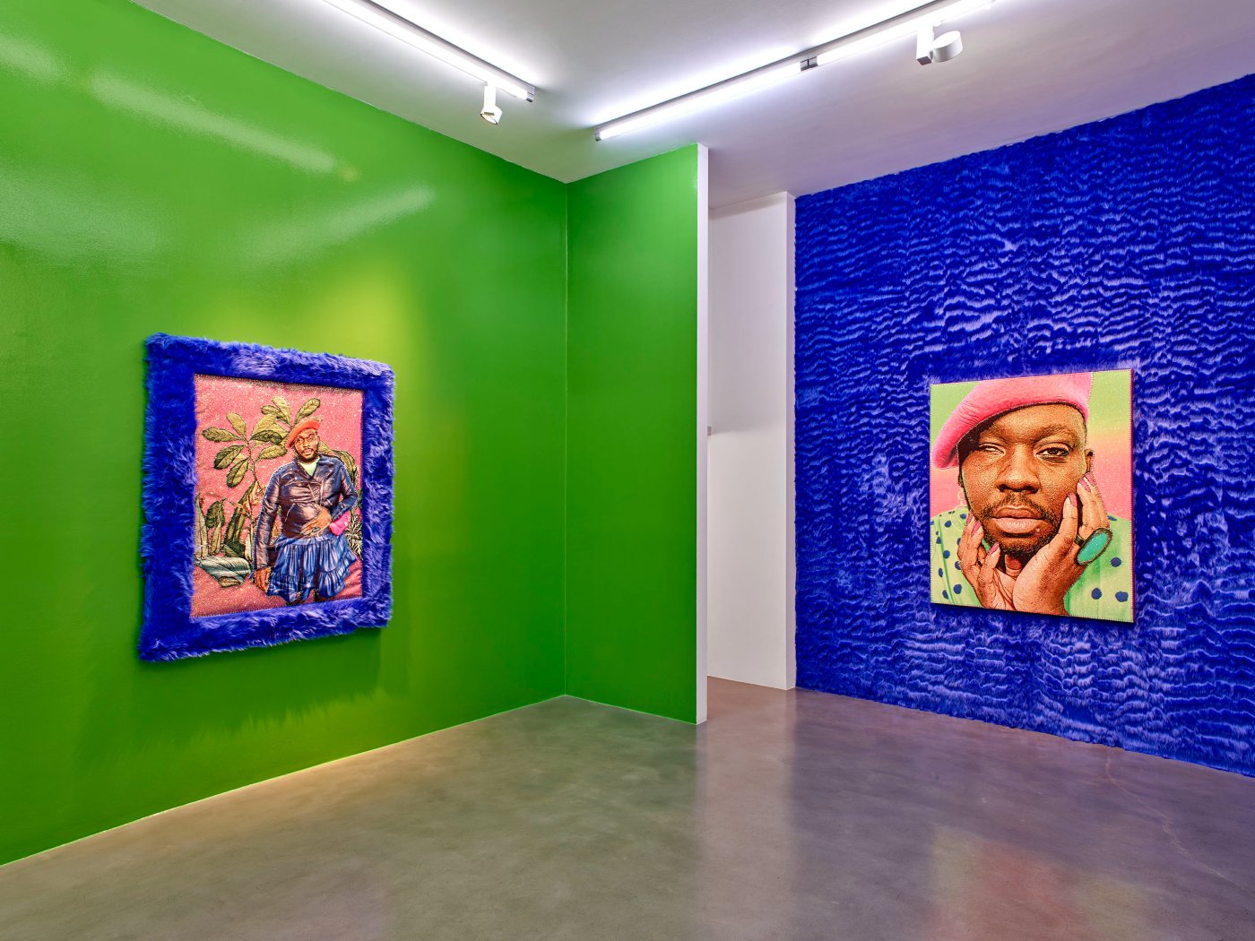 Installation image for April Bey: I Believe in Why I'm Here, at Simon Lee Gallery