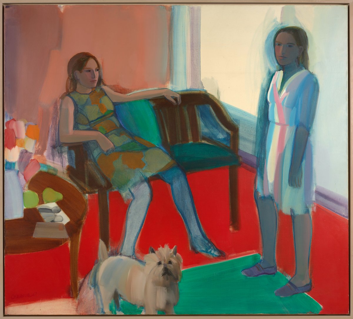 Elizabeth Osborne, The Visit (Two Sisters), 1967