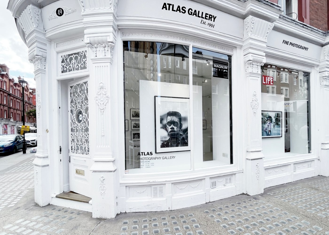 Installation image for The Black Triangle, Photography of the Civil Rights and Anti-Racist Movements in the UK, USA, and South Africa, at ATLAS Gallery