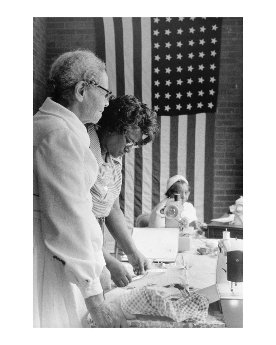 Doris Derby, Women Sewing Cooperative, Poor Peoples Corportion Tufts, MS, 1968, 