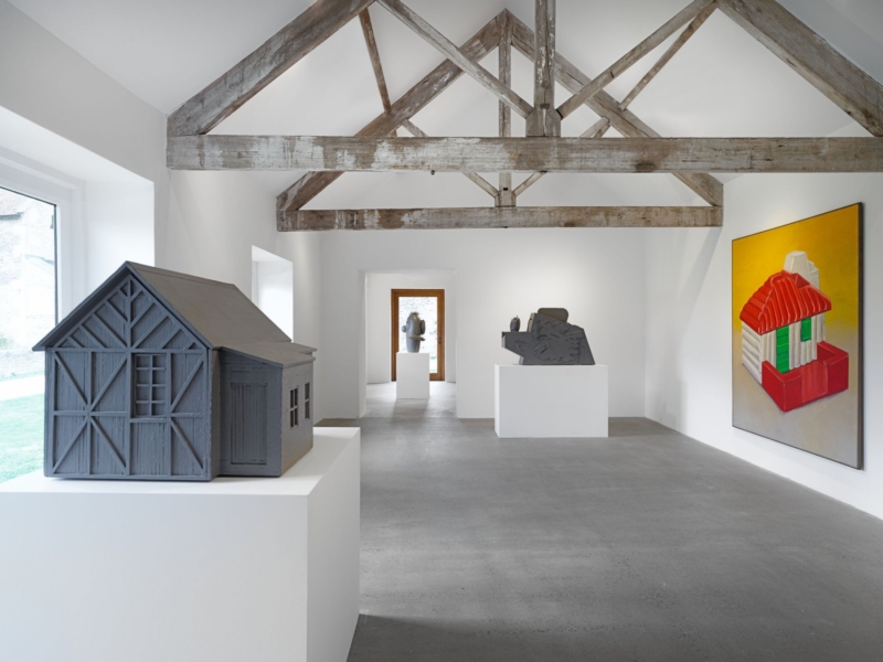 Image for Fabian Peake. an eye either side, at Hauser & Wirth Somerset