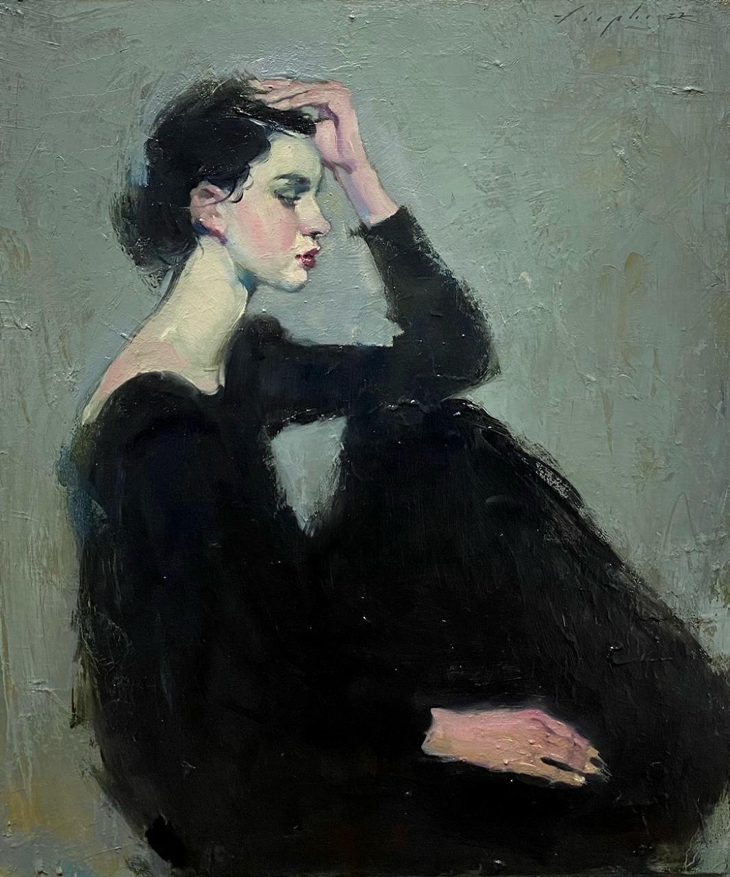 Malcolm Liepke, Profile in Black, 2022