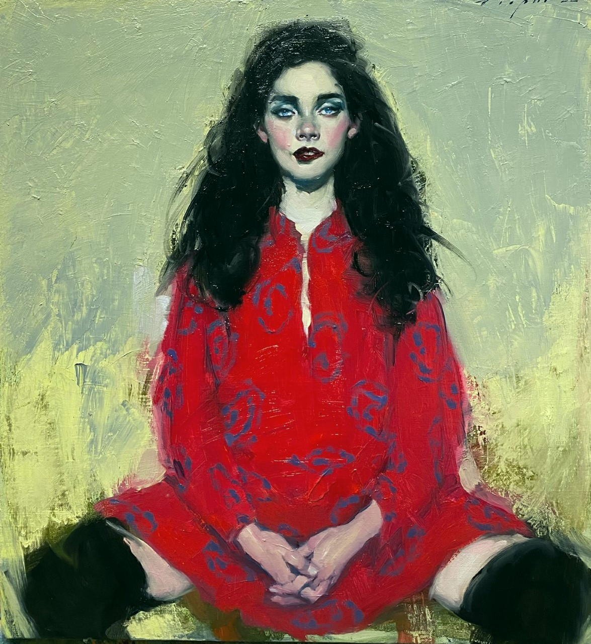 Malcolm Liepke, Red Jumper, 2022