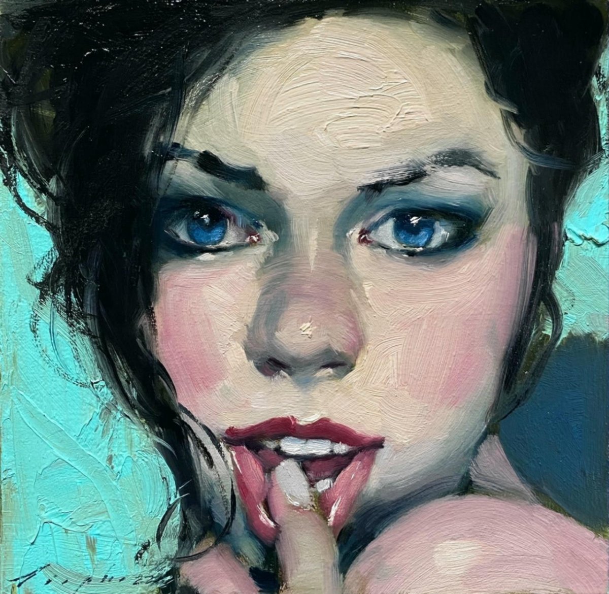 Malcolm Liepke, Hand to Mouth, 2022