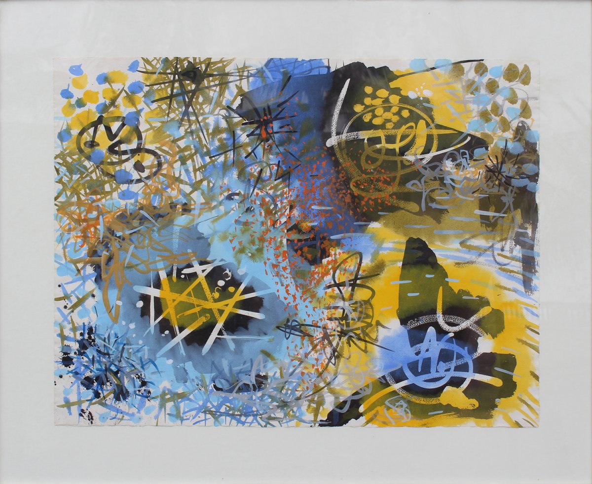 Gordon Onslow Ford, Abstraction in Yellow, 1964