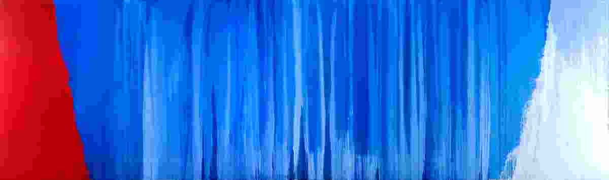 Pat Steir, Blue River, 2005