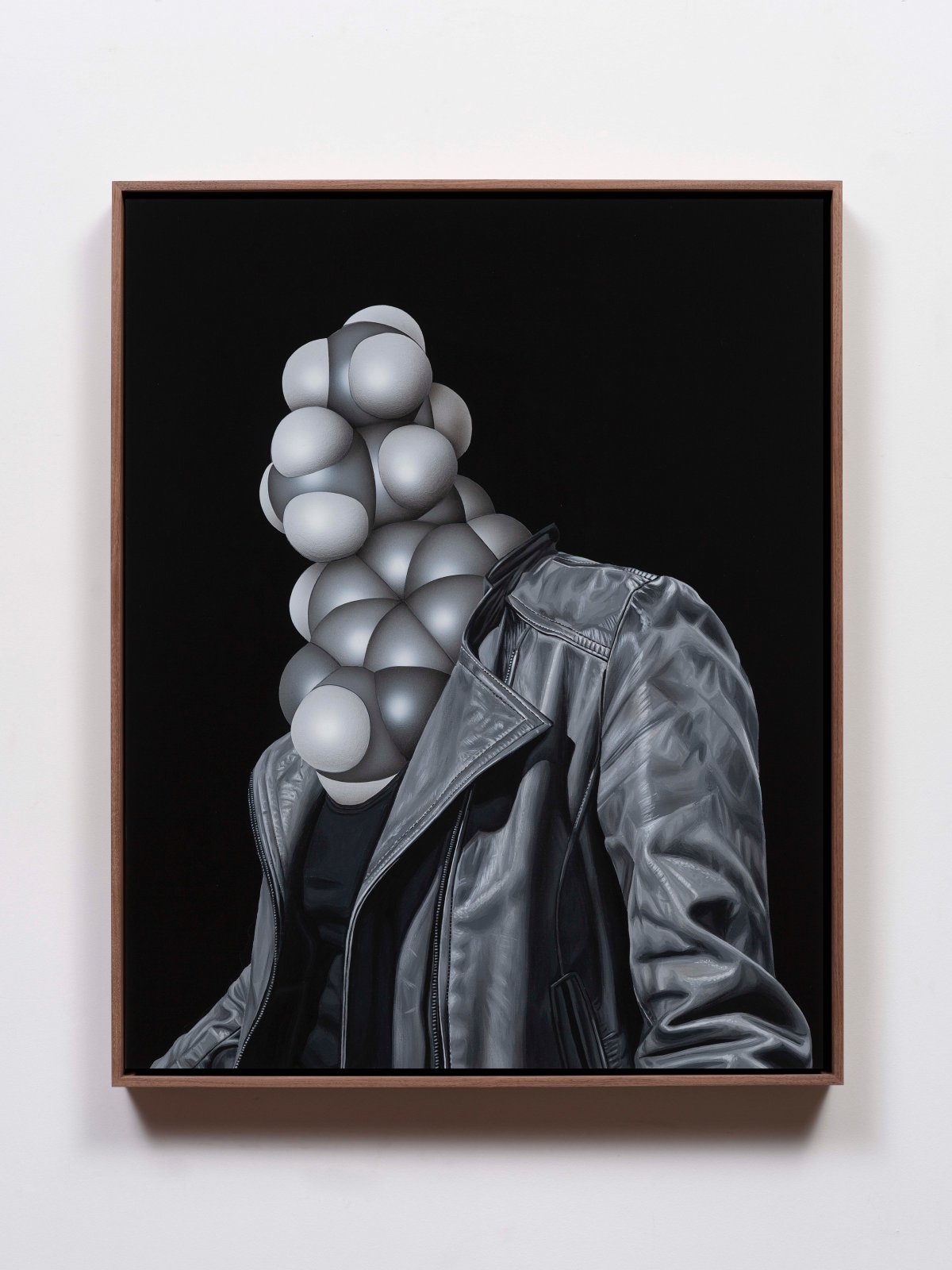 Brian Robertson, Brian Robertson, Brian Robertson, Brian Robertson, Brian Robertson, Brian Robertson & Brian Robertson, Eyes on the prize (Dopamine in designer leather jacket), 2022