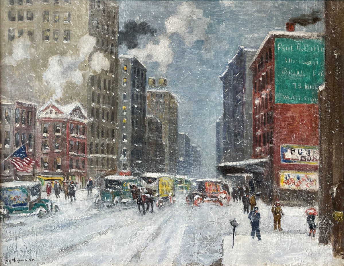 Guy C. Wiggins, Hudson Street, 1935