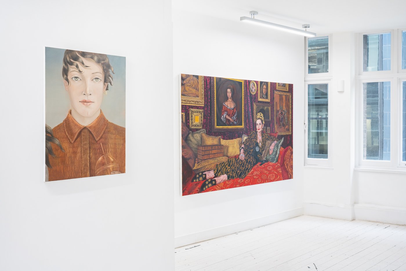Installation image for Dialogue, at The Artist Room