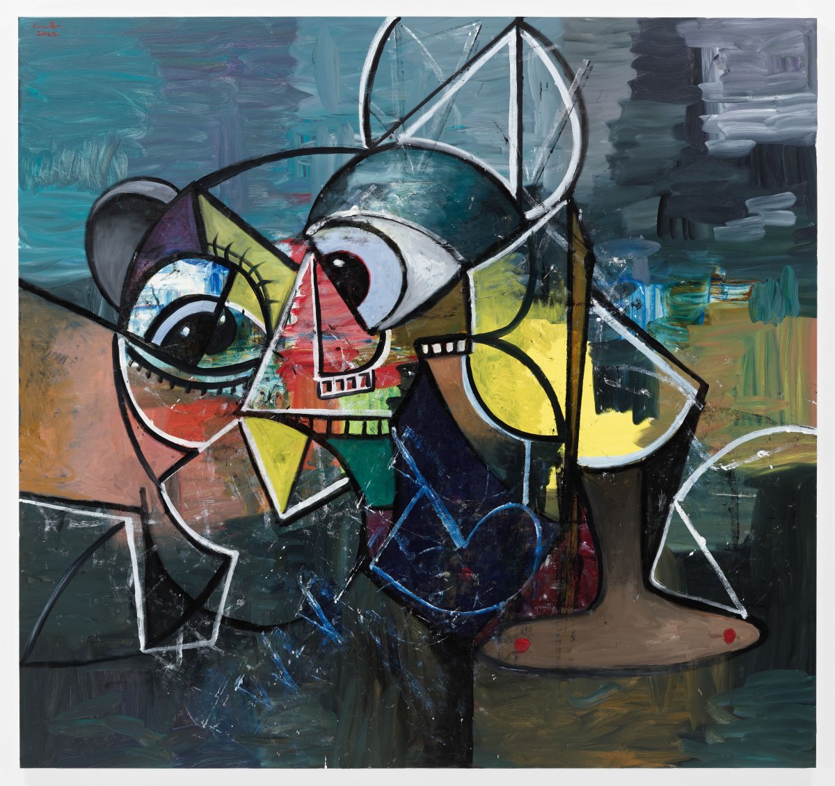 George Condo, Am I Human?, 2022