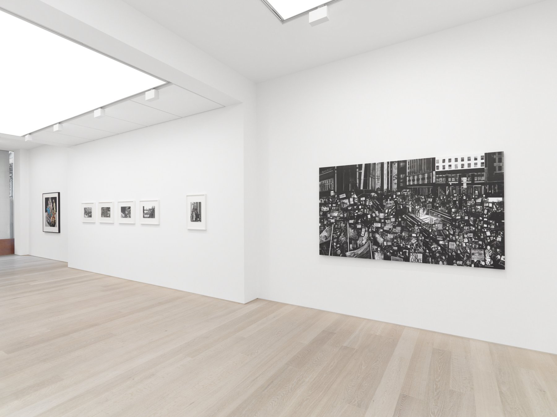 Installation image for Image as Protest: Joy Gerrard & Paula Rego, at Cristea Roberts Gallery
