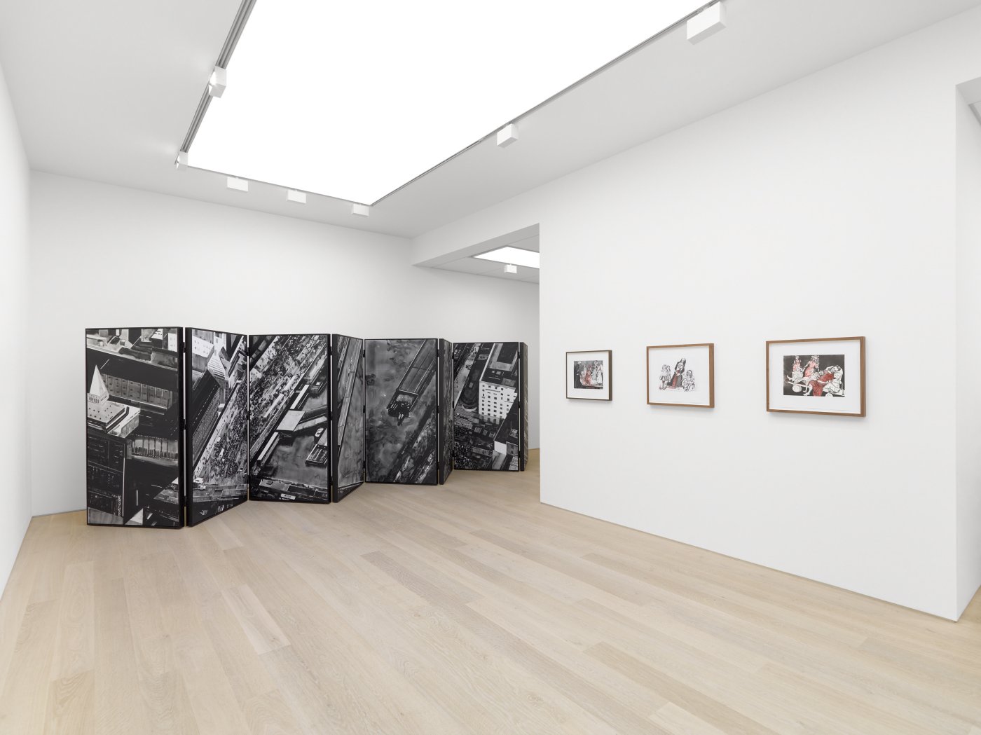 Installation image for Image as Protest: Joy Gerrard & Paula Rego, at Cristea Roberts Gallery