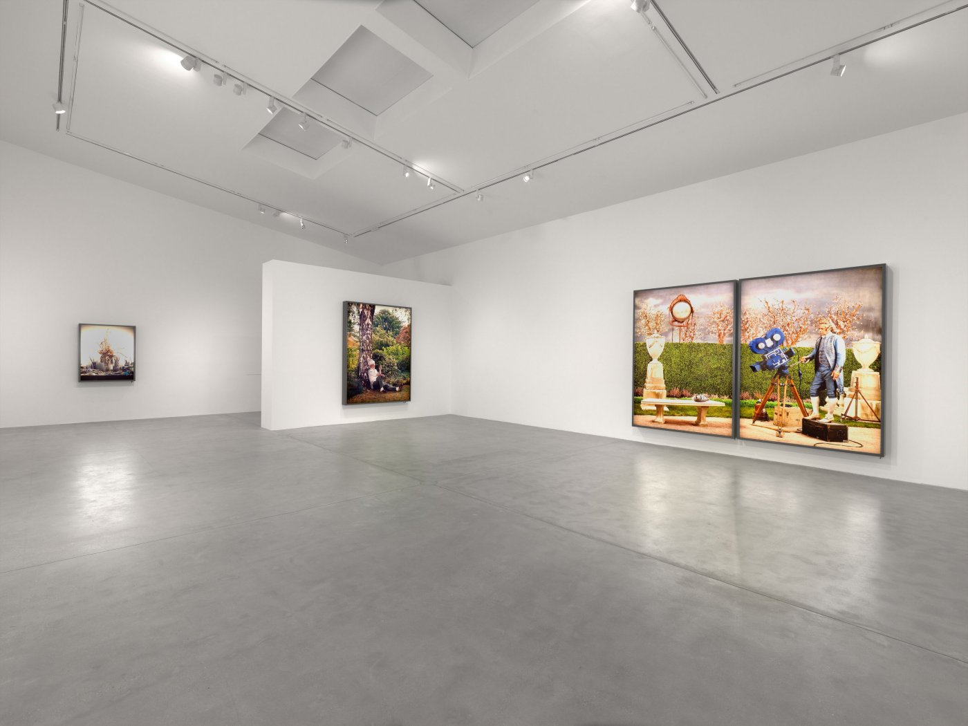 Installation image for Rodney Graham. Getting it Together in the Country, at Hauser & Wirth