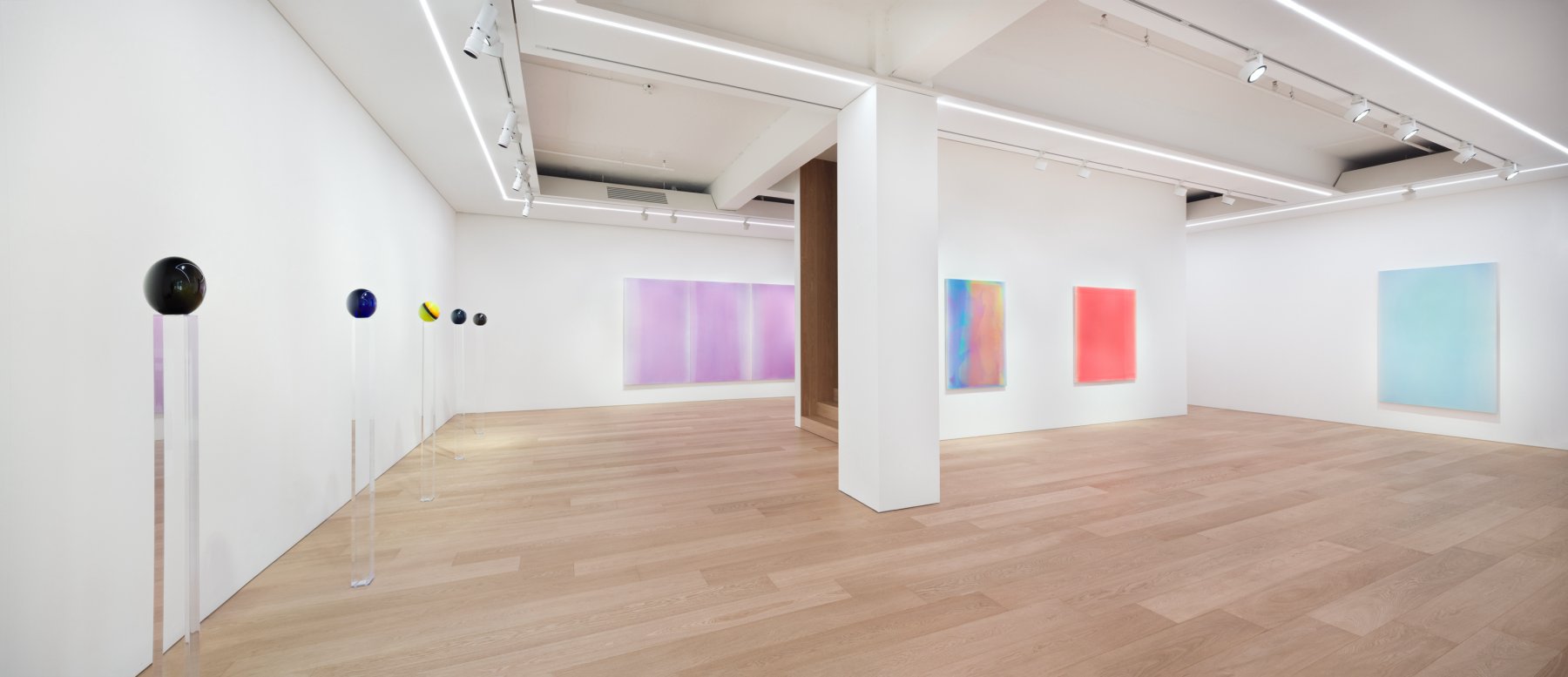 Installation image for Reflections and Refractions, at Lehmann Maupin