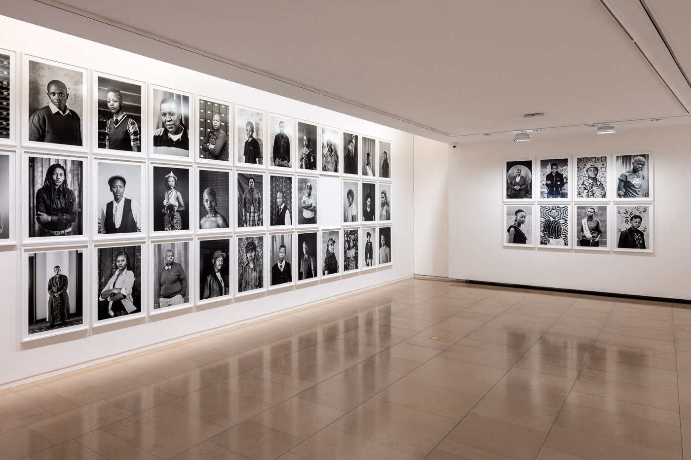 Installation image for Zanele Muholi, at MEP - Maison Européenne de la Photographie