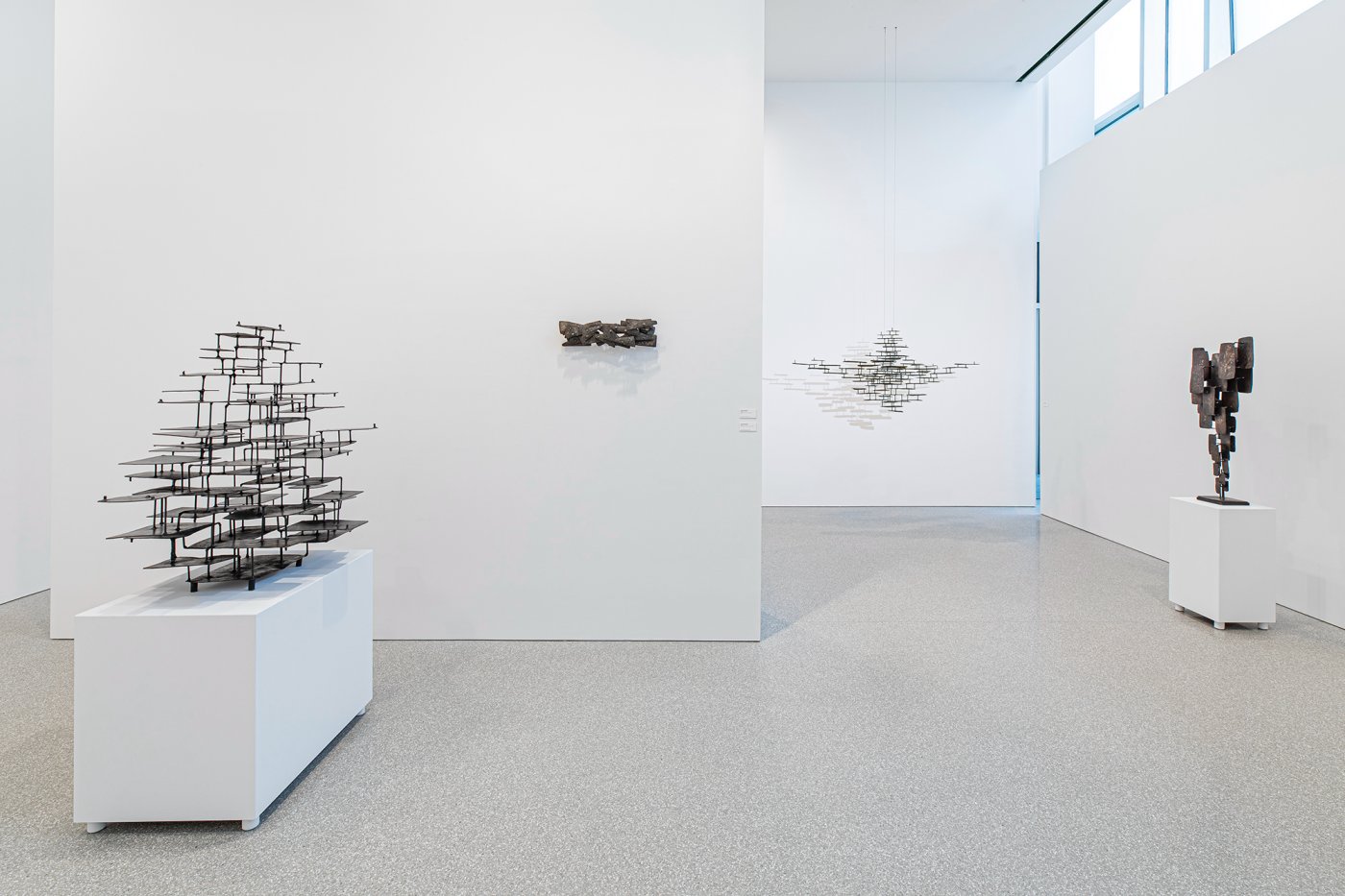 Installation image for Harold Cousins: Forms of Empty Space, at Michael Rosenfeld Gallery